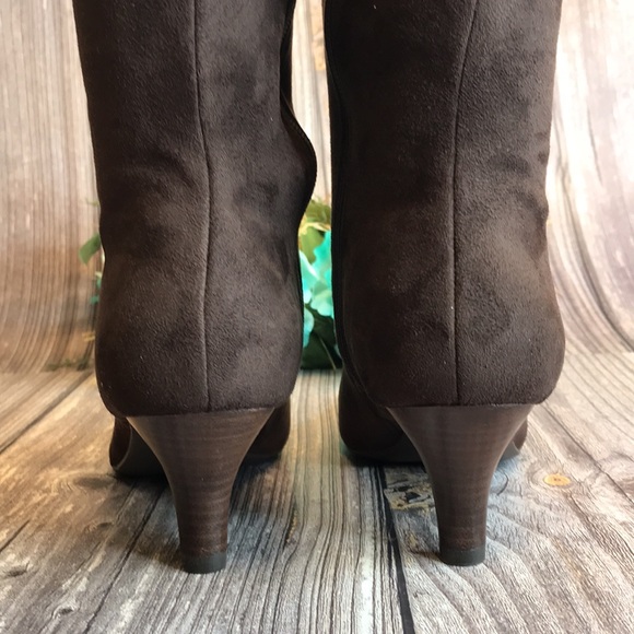 IMPO Namora Earth Velvet Tall Heeled Boots - Picture 7 of 8